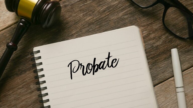 probate and judge's gavel